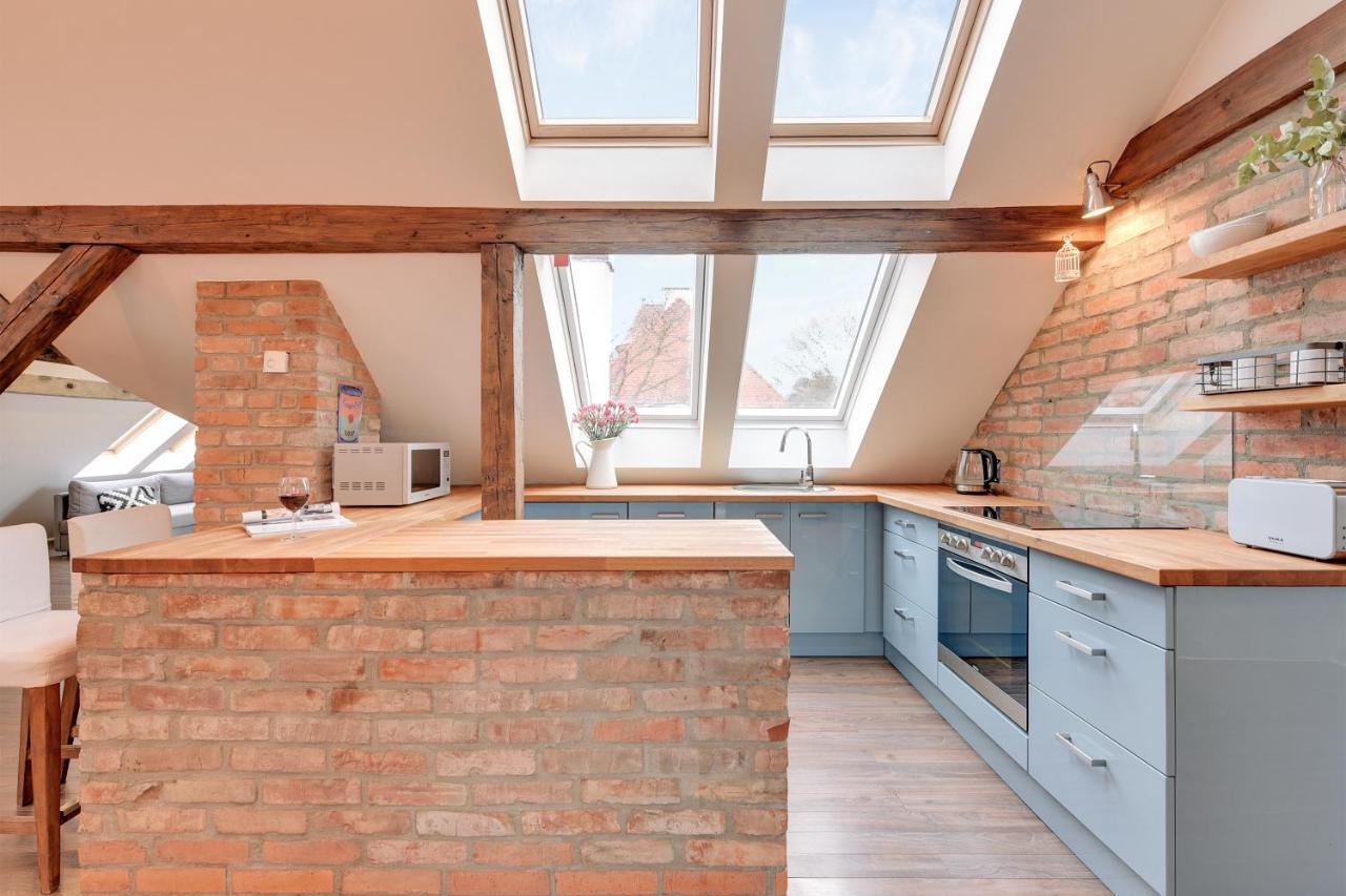 Grand Apartments - Wood Loft Apartment Sopot Luaran gambar